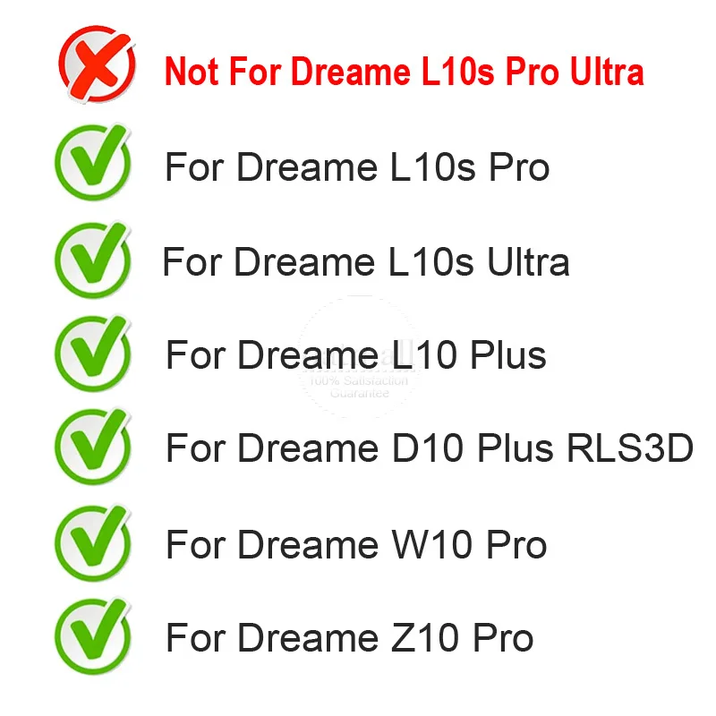 Replacement HEPA Filter For Dreame L10s Pro / L10s Ultra / L10 Ultra / D10 Plus / W10 Pro / Z10 Pro Vacuum Cleaner Filters Parts