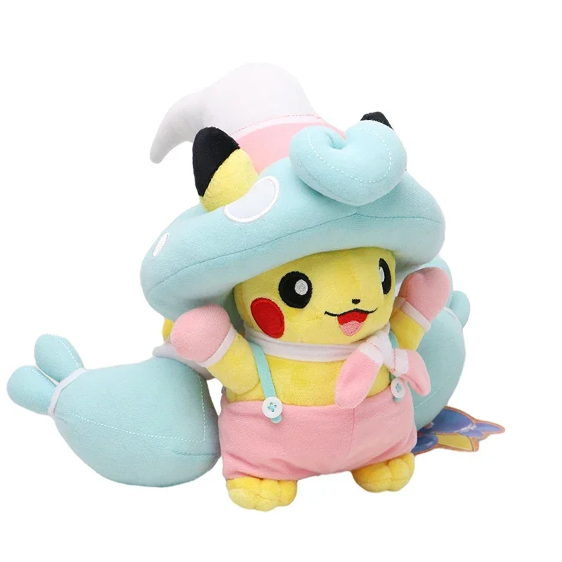 22cm Pikachu Pokemon Plush Toys Large Anime Doll Cute Pillow Cartoon Love Pokémon Plushie Stuffed Gift for Kids Birthday