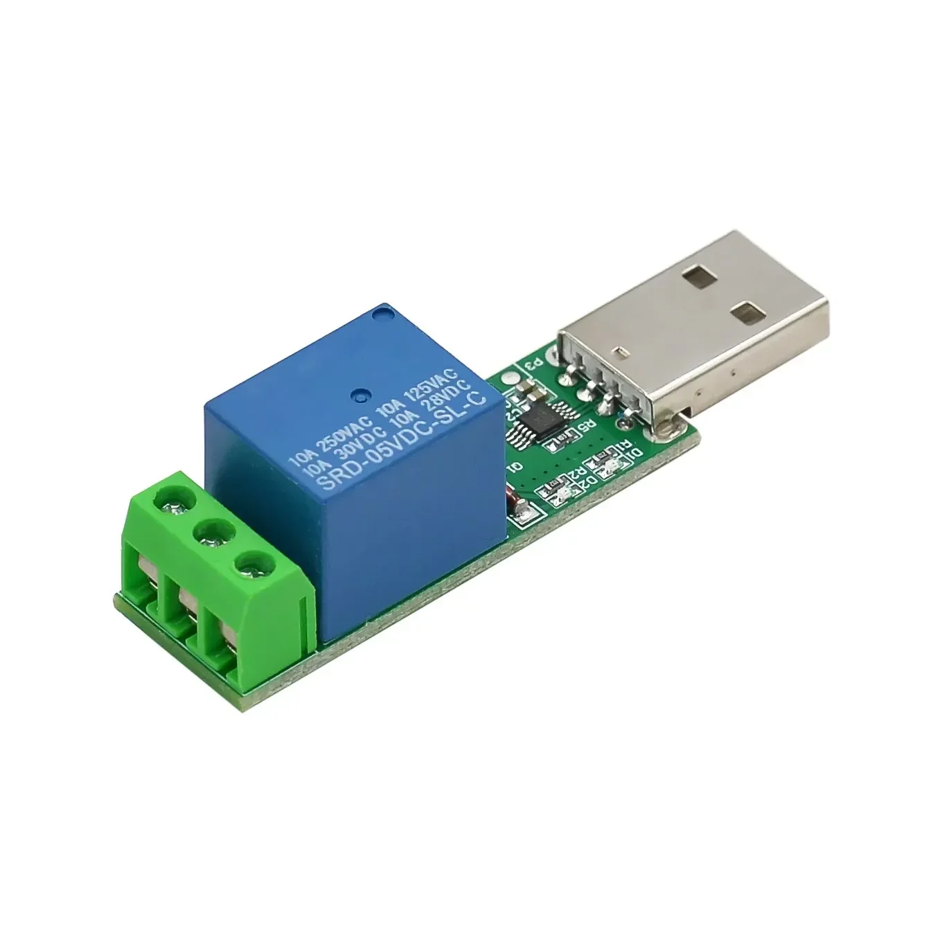 HID Drive-free USB 1 Channel 5V Relay Module Can Control the Relay On and Off On the Computer Side