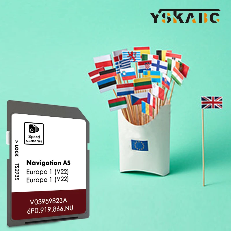 

SD Card for Seat Leon 5F Ibiza Leon Car GEN2 Sat Navigation MIB2 System Maps Update Europe UK 2025 V22 GPS Accessories