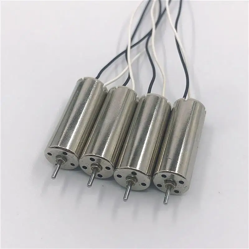 4 pièces 8523 8.5mm23mm DC 3V-3.7V 40000 tr/min moteur sans noyau à aimant puissant Ultra-haute vitesse pour Drone RC Mini quadrirotor