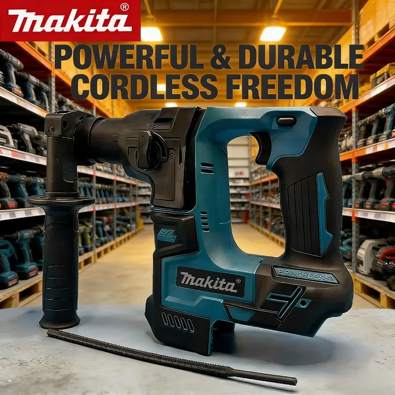 

Makita l HR140D Cordless Electric Hammer Brushless Lithium Battery 18V Hammer Wireless Drills For Makita 18V Power Tools