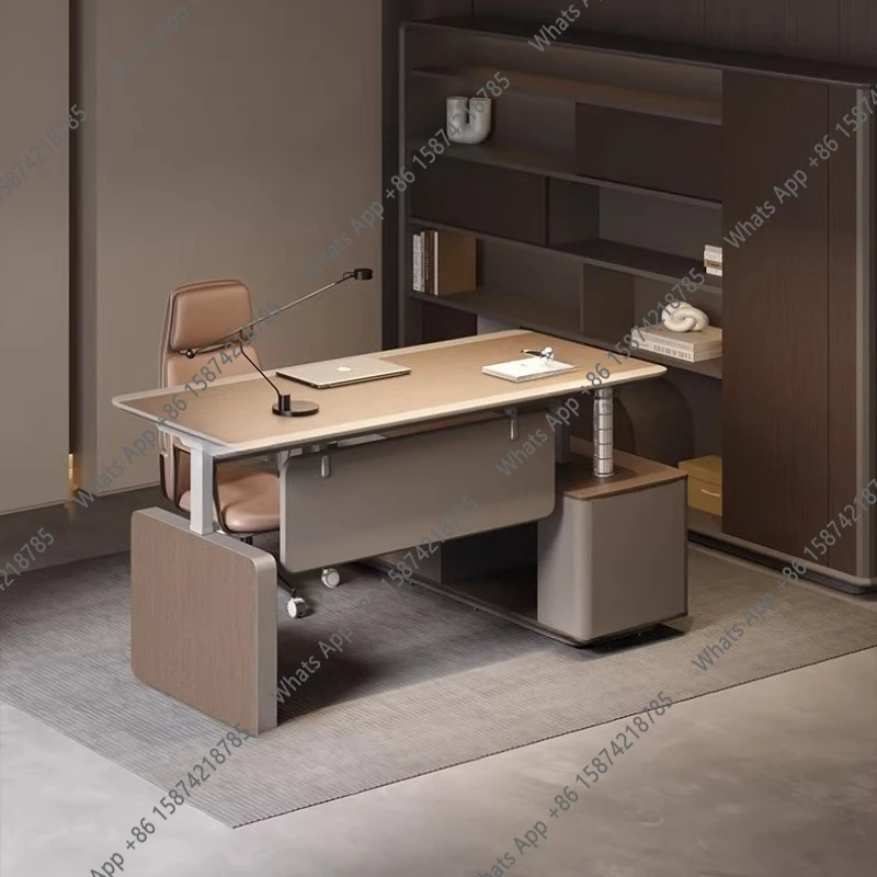 O Aesthetic European Office Desk Organizers Crafts Standing Adjustable Office Desk Luxury Mesa Ordenador Commercial Furniture