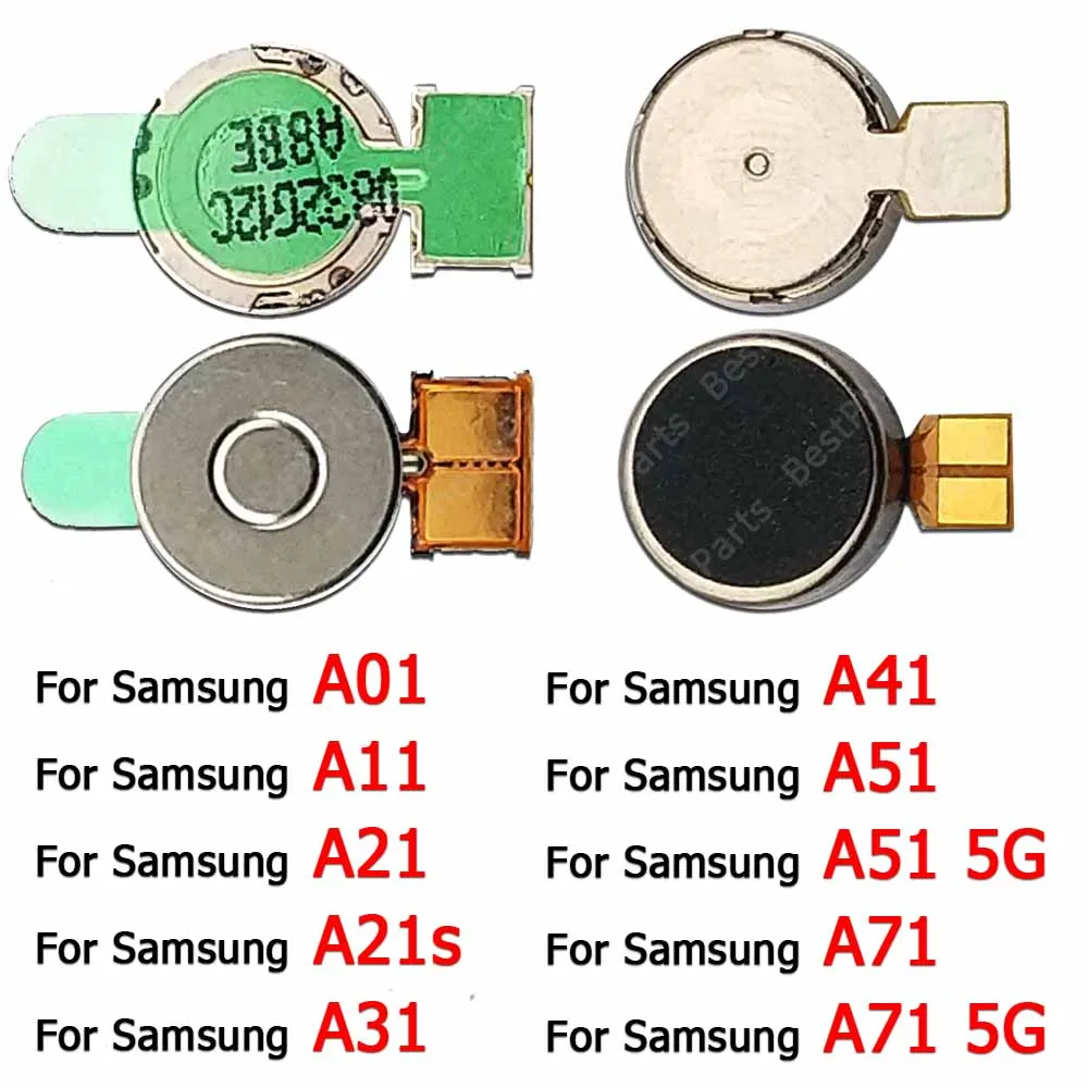 Vibration For Samsung Galaxy A21 A21s A31 A41 A51 A71 5G A01 A11 Vibrator Motor Replacement Repair Spare Parts Flex Cable Ringer