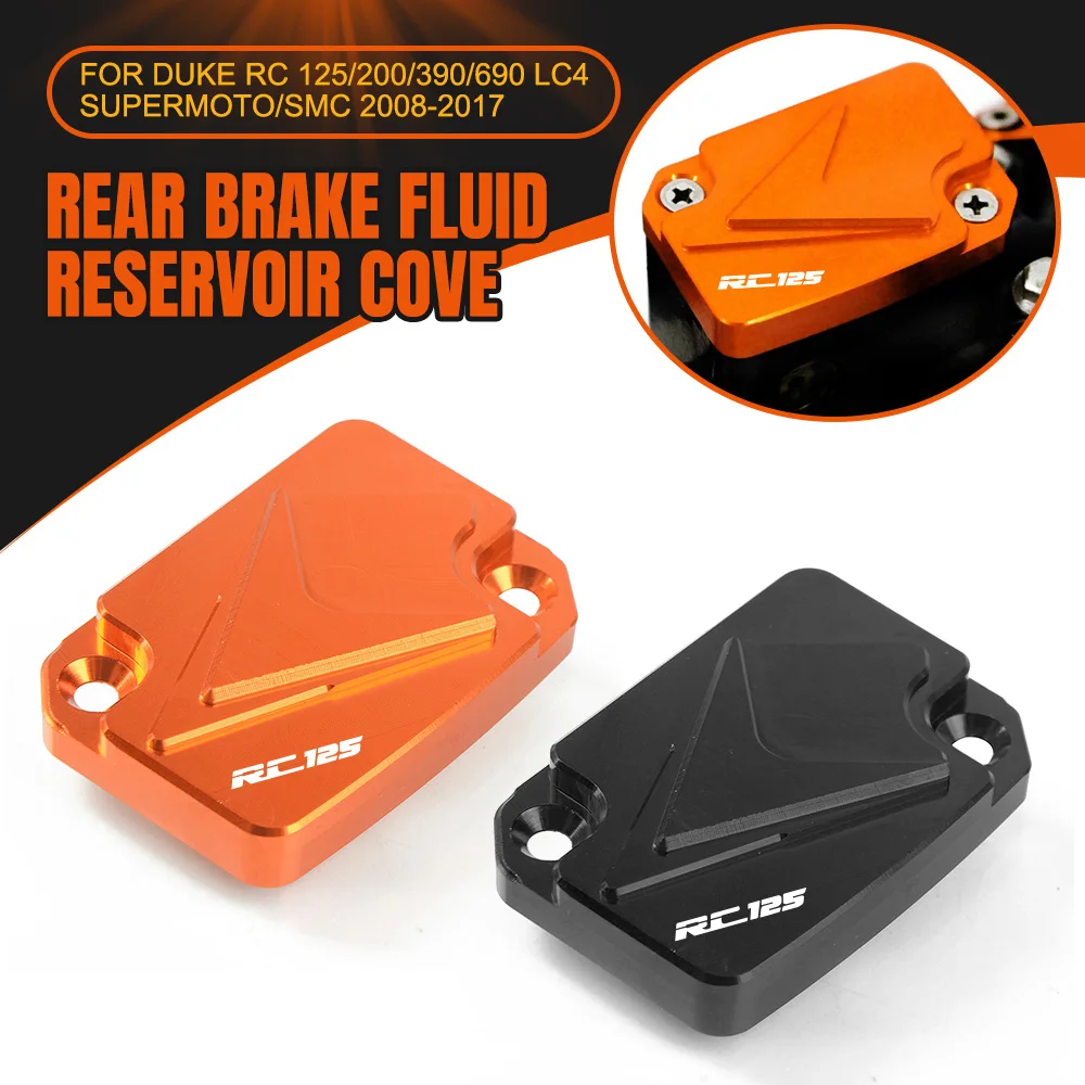 

Motorcycle Accessories For DUKE RC 125/200/390/690 LC4 Supermoto/SMC 2008-2017 Moto Front Brake Fluid Reservoir Cover Cap RC390