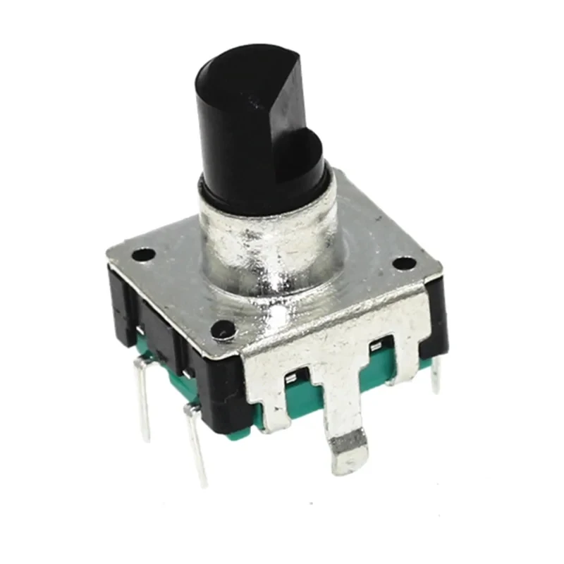 5PCS 360 Degree Rotary Encoder EC12 Audio Encoder Coding 5Pin 24 Position With Push Button Switch Handle Length 11.5MM 14MM 19MM