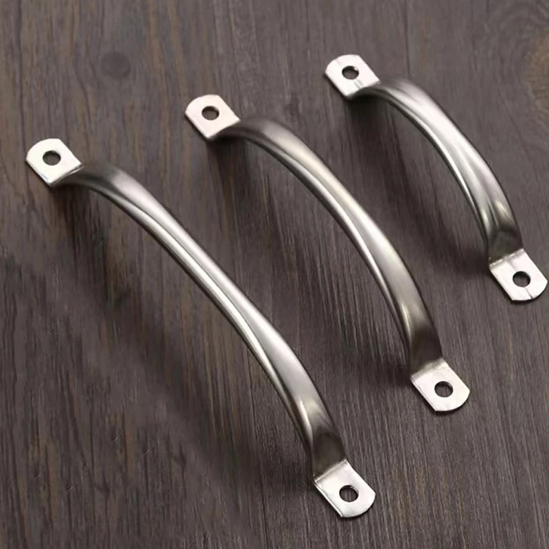 2er Pack Edelstahl Türgriffe Schrank knöpfe Silber Schublade zieht Küchen schrank Knöpfe