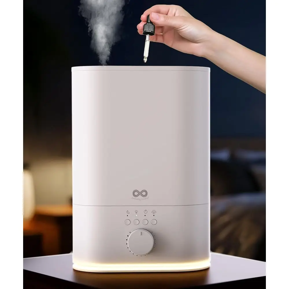

Large Room High Mist Humidifier with 60-Hour Runtime, Ideal for Bedrooms, Easy to Use and Clean, Suitable for Home, Babies, Plan