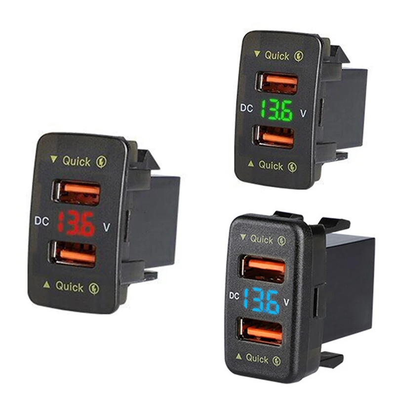 

Автомобильное зарядное устройство с двумя USB-портами, 36 Вт