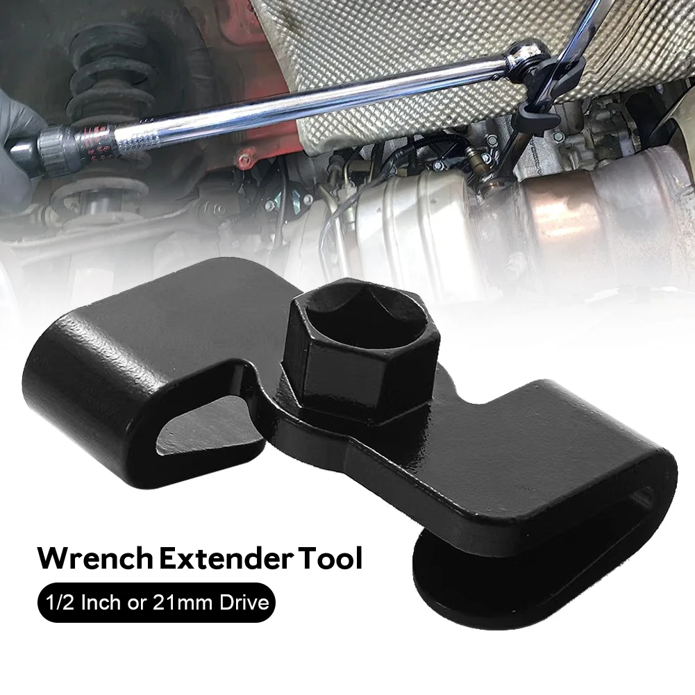 

Wrench Extender Alloy Steel Universal Wrench Extension Tool Bar with 1/2 Inch or 21mm Hex Drive for Handling Stubborn Screws