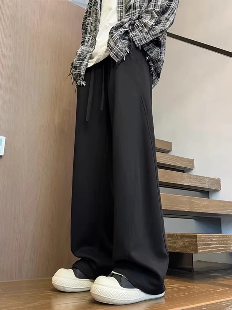 

Мужские брюки свободного кроя в американском стиле, широкие штаны, осенне-зимние, больших размеров, удобные спортивные штаны, брюки в стиле High Street Fashion