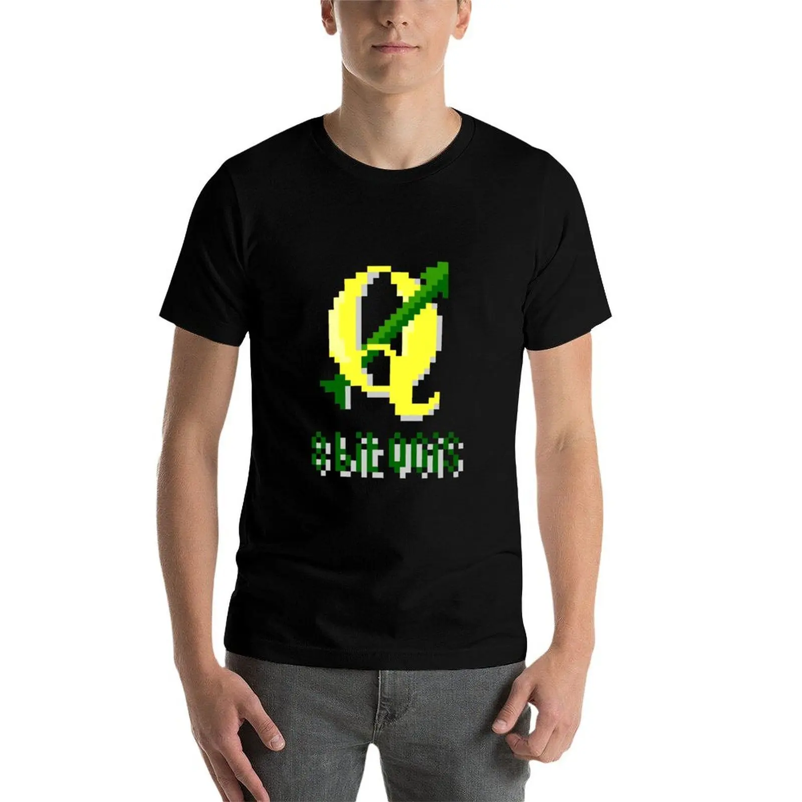 

8 bits QGIS T-Shirt man tshirt anime t shirts for man T-Shirt