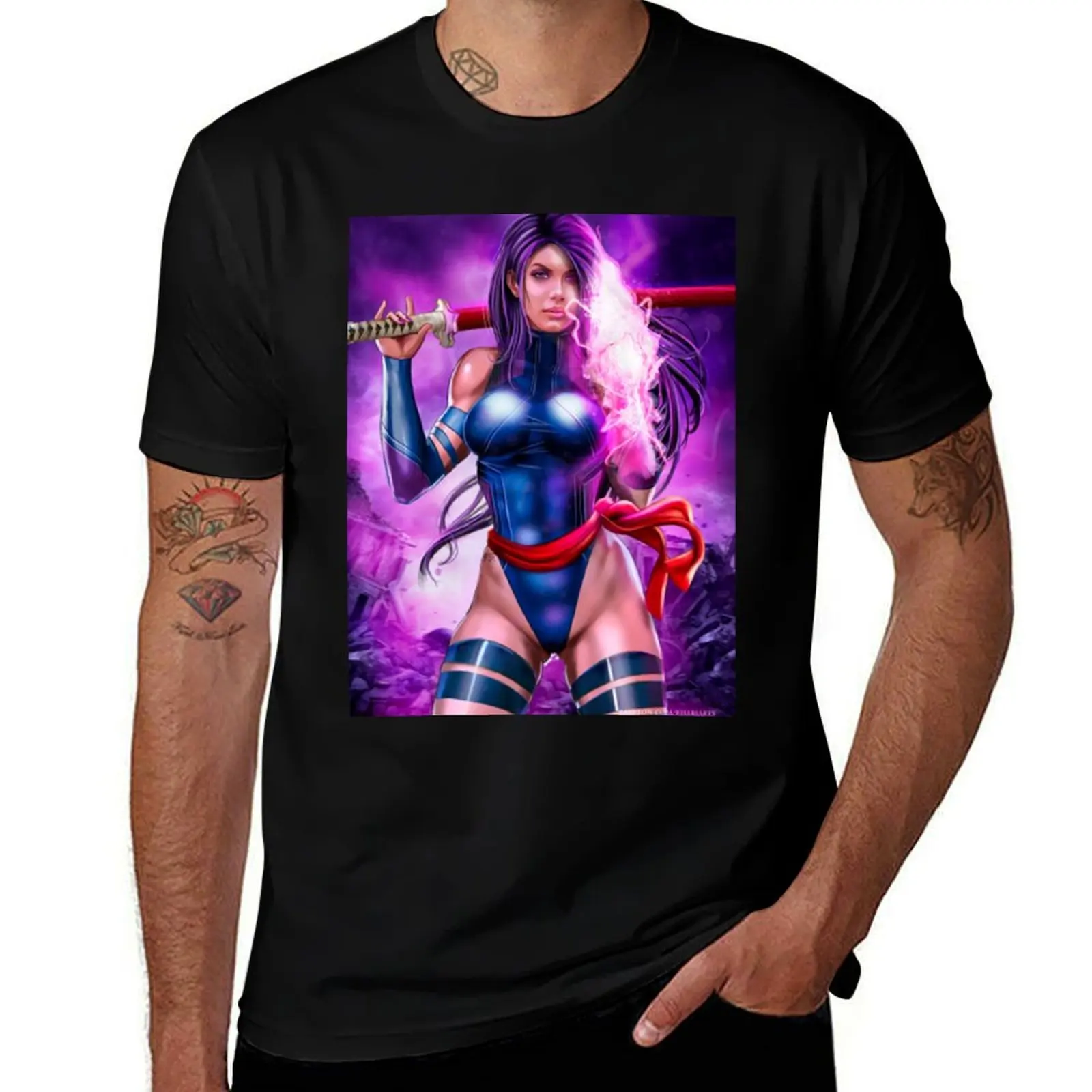 PSYLOCKE T-Shirt Simple Trendy Casual T-Shirt