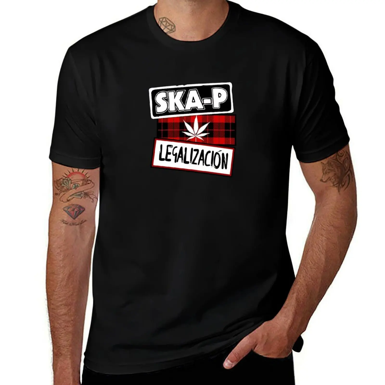 

Ska-P T-Shirt man t shirts cotton men t shirt cotton 100% t shirts for man slim fit T-shirt