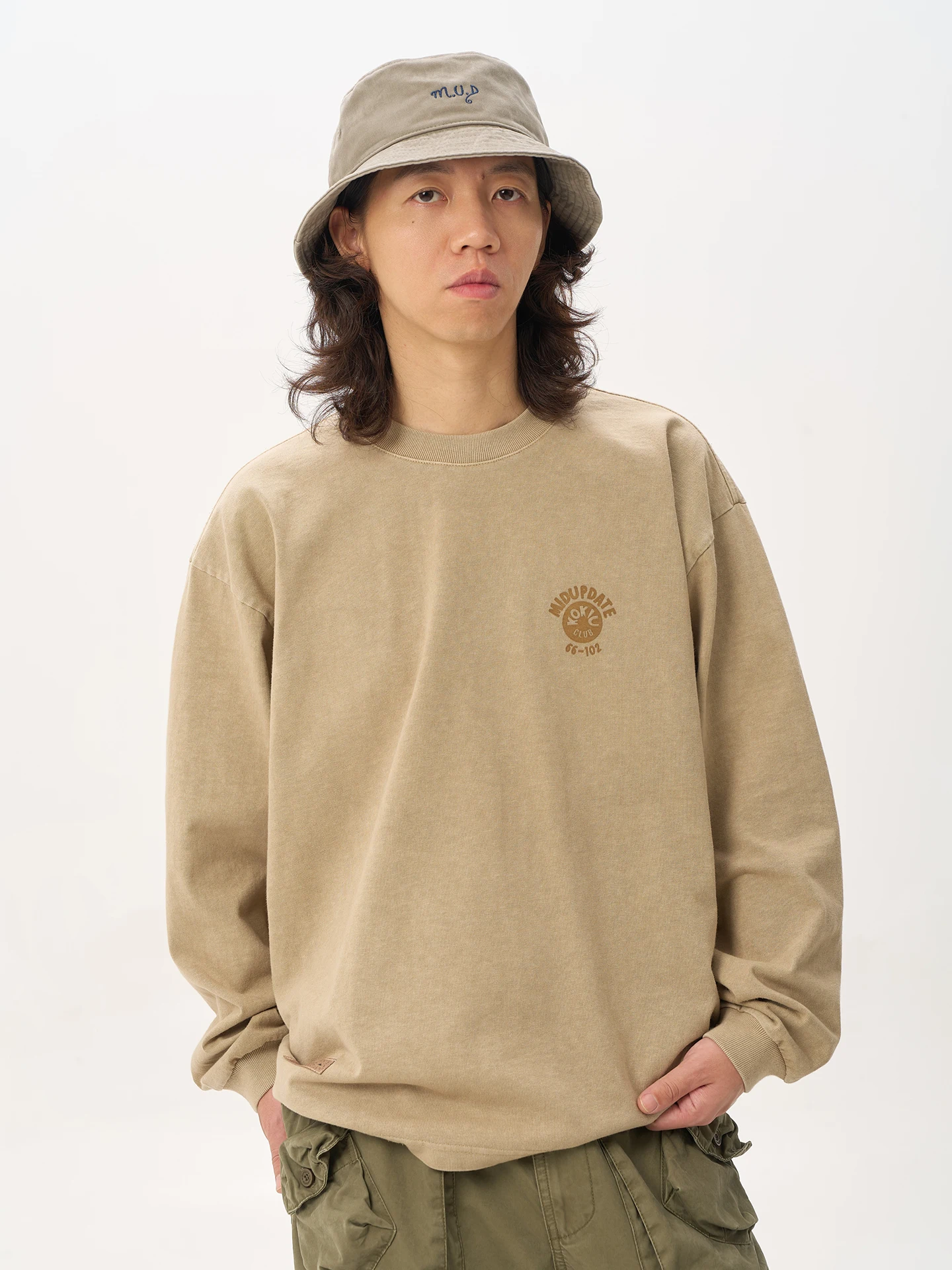 

Retro Vintage Bowling aphic Print Long Sve T-irt round Ne Cotton Casual Comfortable Breathable Men's T-irt