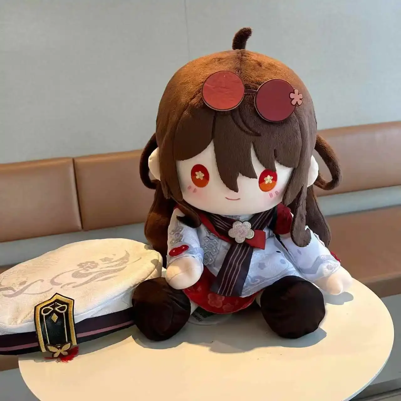 

40cm Anime Genshin Impact Hu Tao Stuffed Plushies Plush Cotton Doll Clothes Soft Pillow Cartoon Figure Game Toy for Kids Gifts