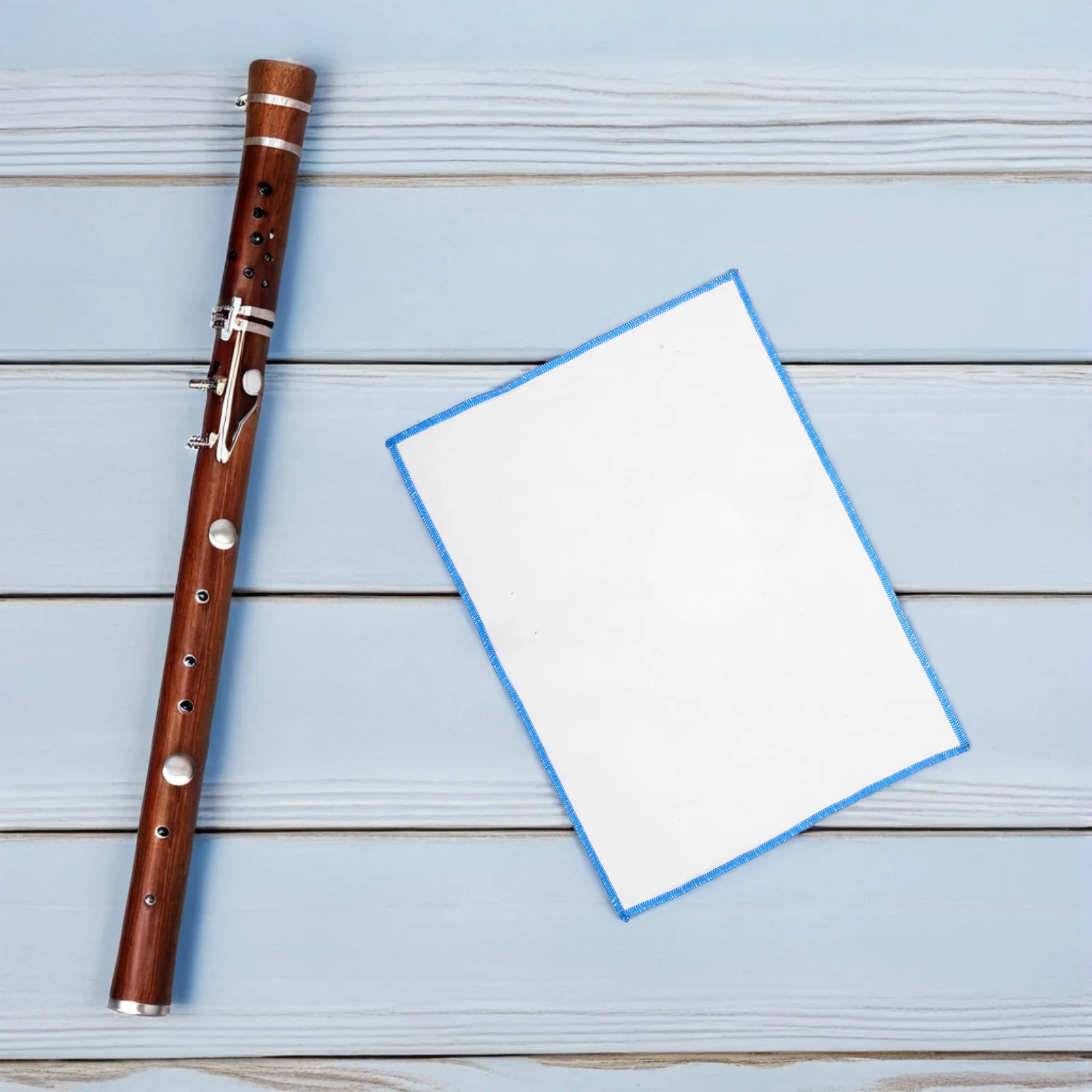 

Flute Cleaning Cloth Fast Water Absorption Soft Cotton Material For Saxophone Clarinet Maintenance Wiper Cloth Cleaner For Wind