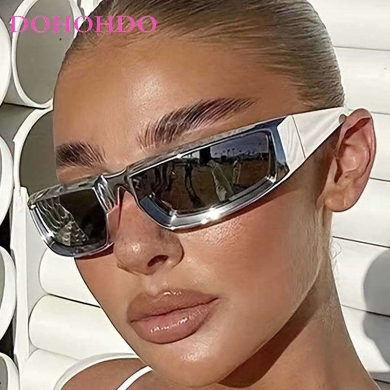 Fashion Brand Designer Cyberpunk Y2K Sunglasses Women For Men Luxury Cycling Fishing Outdoor Sunglasses Windproof Goggles UV400