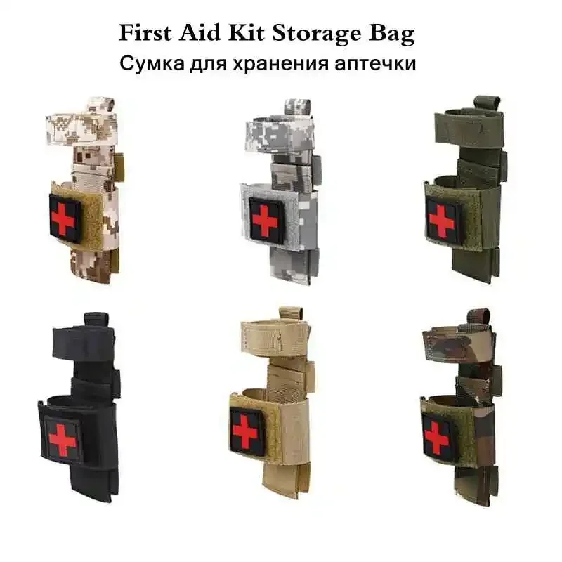 First Aid Kit Molle Pouch,Tactical Medical Bag with Belt,Fast Tourniquet and Shears for Emergency,Hunting,Hiking,Camping Gear view 4