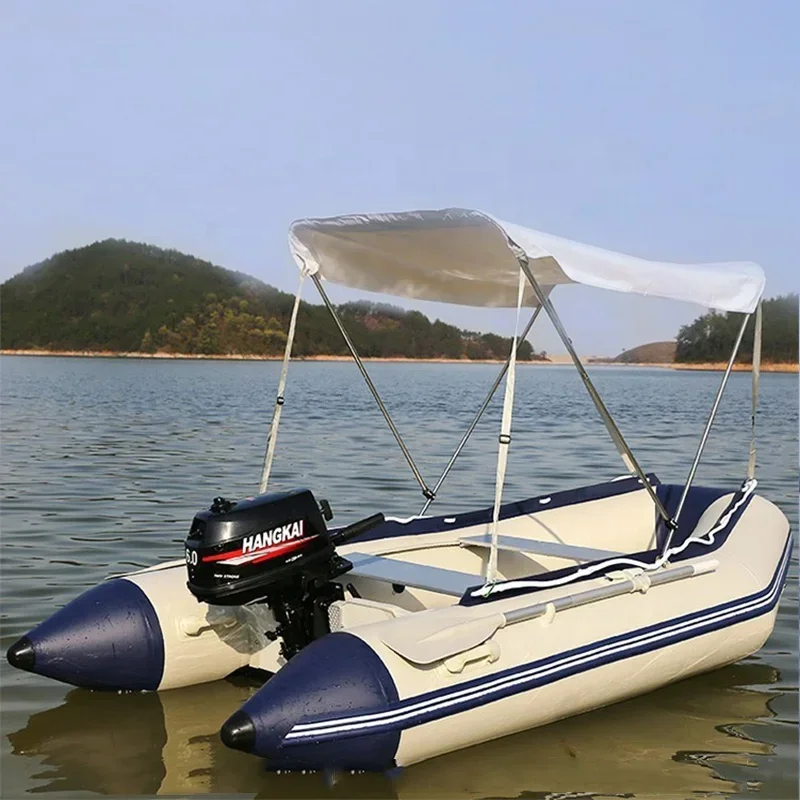 2024 Latest Design inflatable boat with motor Factory inflatable boat with air deck floor inflatable boats with CE certification