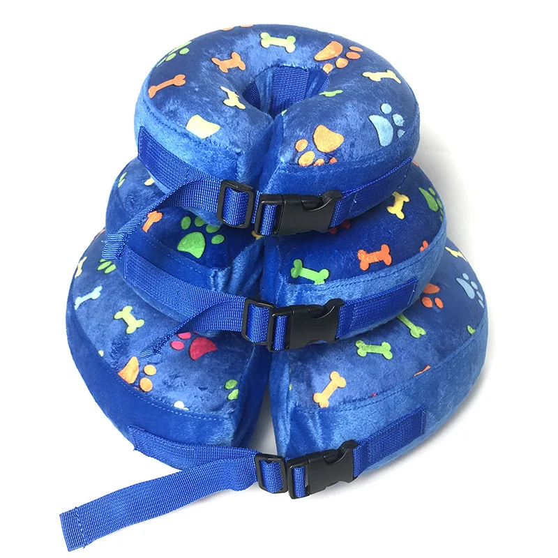 Inflatable Dog Collar Isabelino Anti-bite Injury Elizabethan Collar For Dogs Cat Recovery Neck Wound Protective Dog Accessories