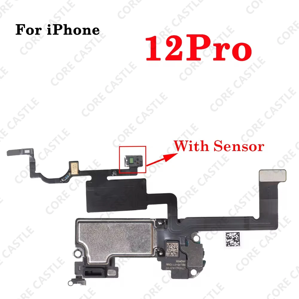 

Earpiece With Proximity Light Sensor Flex Cable For iPhone 12 Pro Top Front Small Ear Sound Speaker Microphone Repair parts