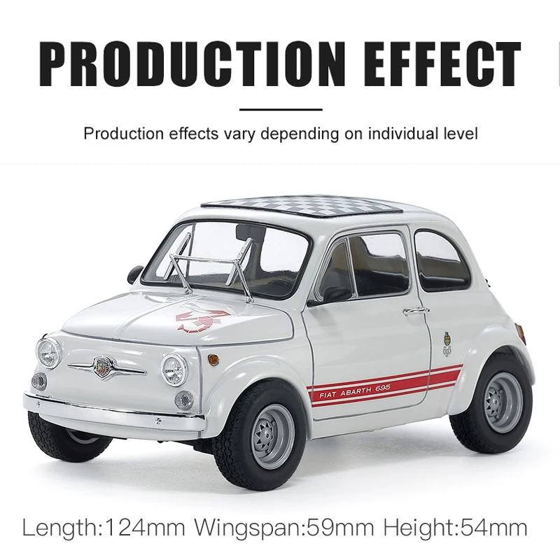 TAMIYA – kit de modèle de voiture à assembler en plastique, 24173 Abarth 695 SS 1/24, jouet de Collection DIY