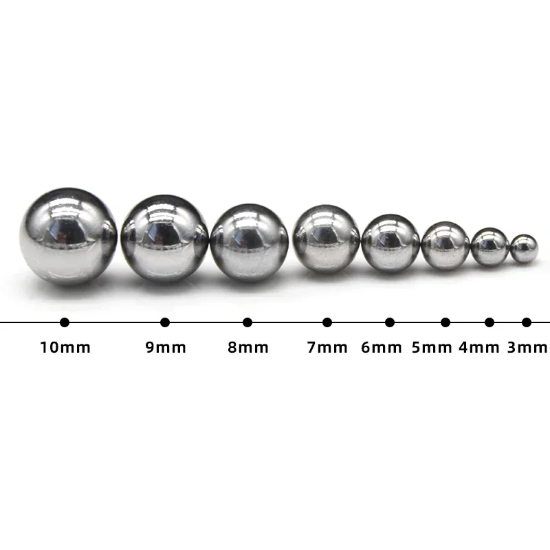 Brand New Bearing Steel Ball Dia 3mm~12mm High Carbon Steel Ball Slingshot Hunting High Carbon Steel Marbles Bicycle Accessories