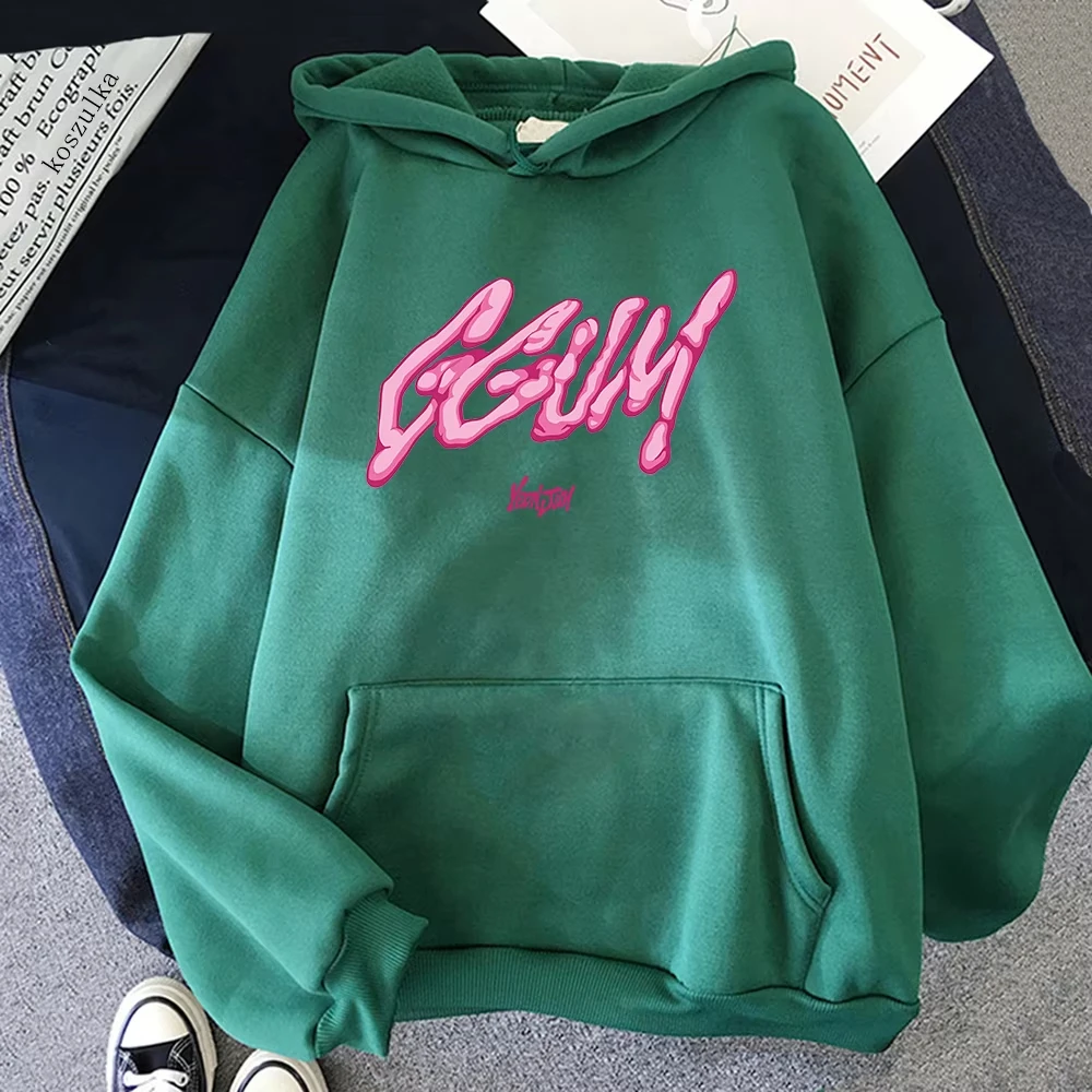 GUM Hoodie Frauen Harajuku Ästhetische Retro Korea Unisex Vintage Sweatshirts Herbst Winter Mode Pullover Umweltfreundliches Geschenk