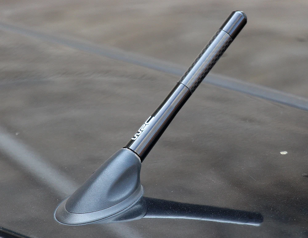 Curto Antena De Rádio De Fibra De Carbono para Toyota Corolla Avensis Yaris Rav4 Auris Hilux Prado Camry Celica Reiz Prius Camry, 12 centímetros