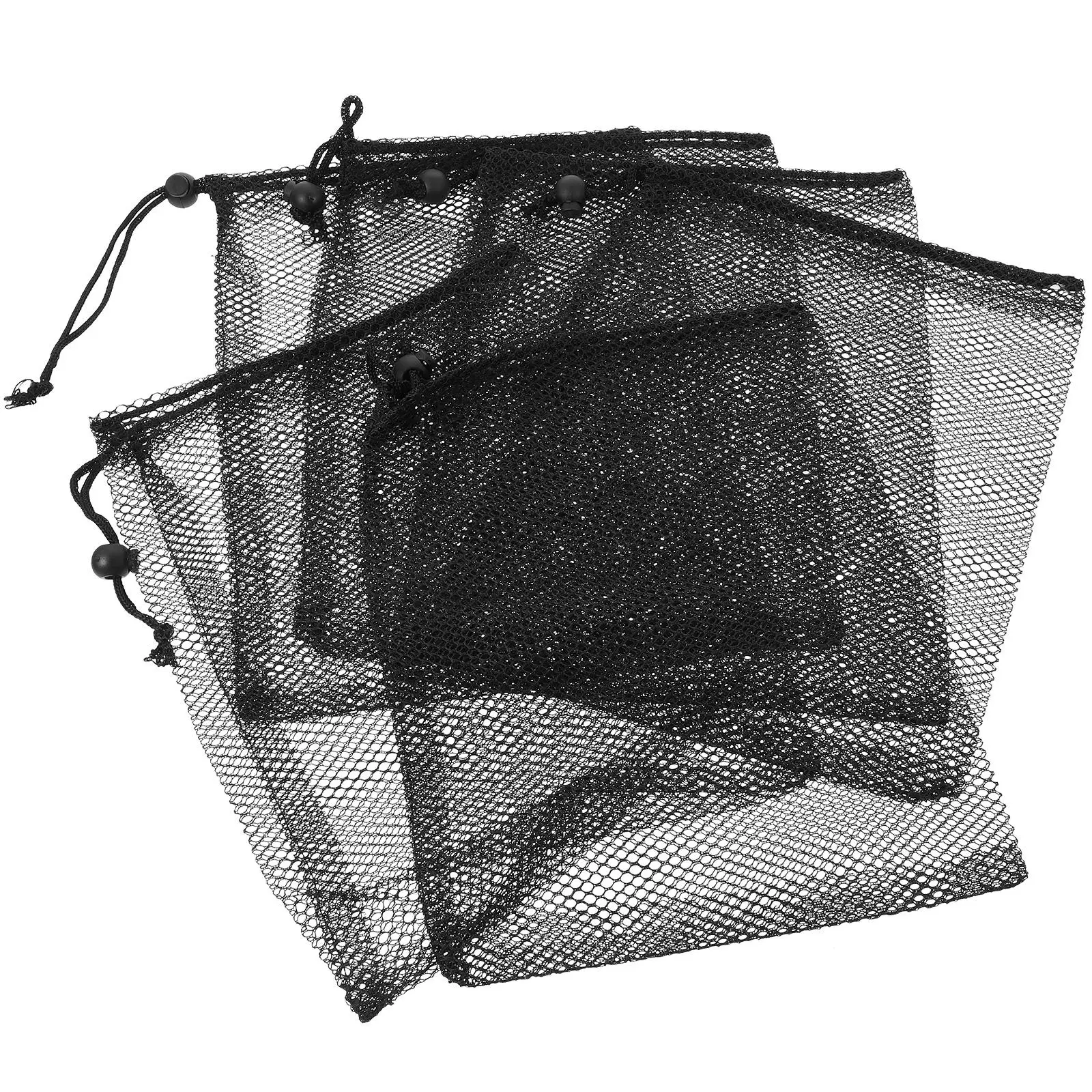 

6 Pcs Filter Bags for Fish Tank Reusable Mesh Pouches Aquarium Supplies Tools Removes Excess Food Detritus Organic Wastes