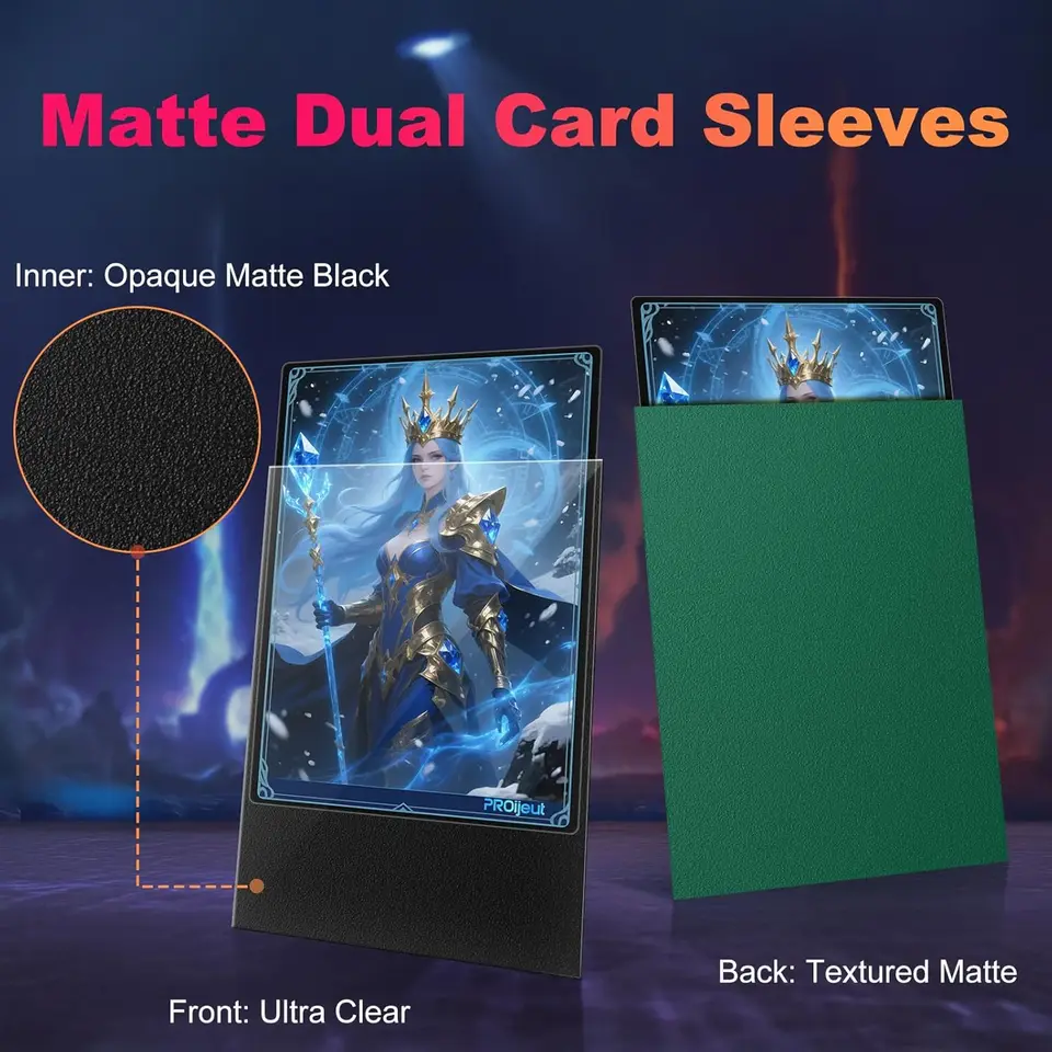 proijeut card sleeves Penny scratches and other external influences 50-250PCS Game Card Sleeves For