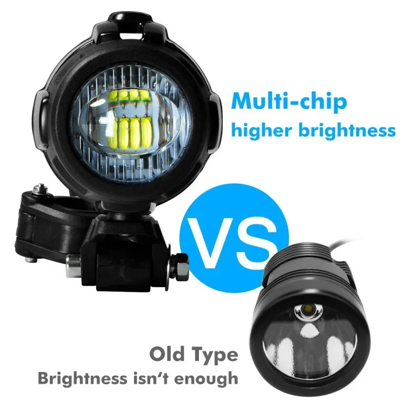Motorcycle LED Auxiliary Fog Lights For  R1200GS R1250GS ADV F800GS F700GS F650GS K1600 For CRF1000L Africa Twin For Kawasa