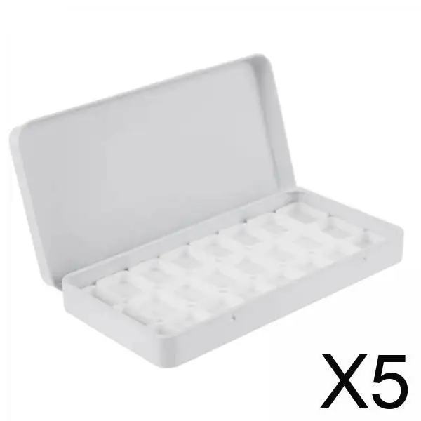 

Artist Watercolor Palette Portable Large Paint Mixing Box with Lid for Acrylic Gouache Drawing Supplies