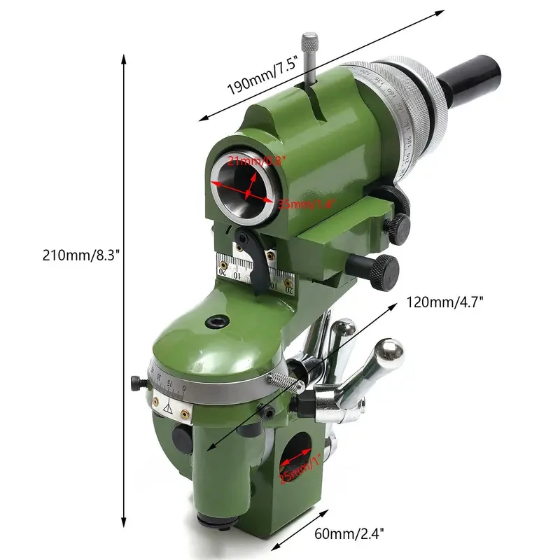 U2 25Mm Multifunction Universal Grinding Sharpener Holder Milling Grinder Cutter Cer