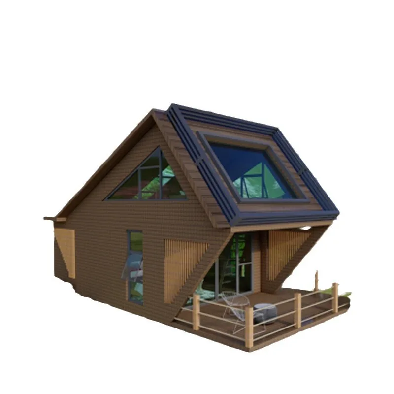 Chalet combination wooden house outdoor chalet bed and breakfast camping house movable creative retro house