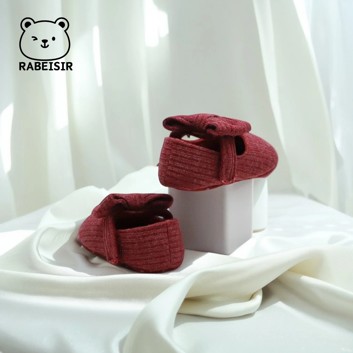 أحذية أطفال، أحذية مسطحة، أحذية مشي للأطفال، نعل ناعم، مضاد للانزلاق، 0-6-12-18، ملابس زفاف على طراز الأميرة