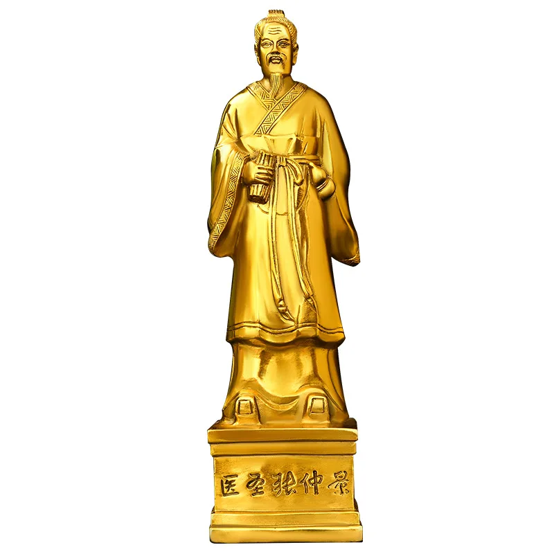 Bronze statue of Hua Tuo, figurine sculpture, Zhang Zhongjing, Li Shizhen, Hua Tuo, Bian Que