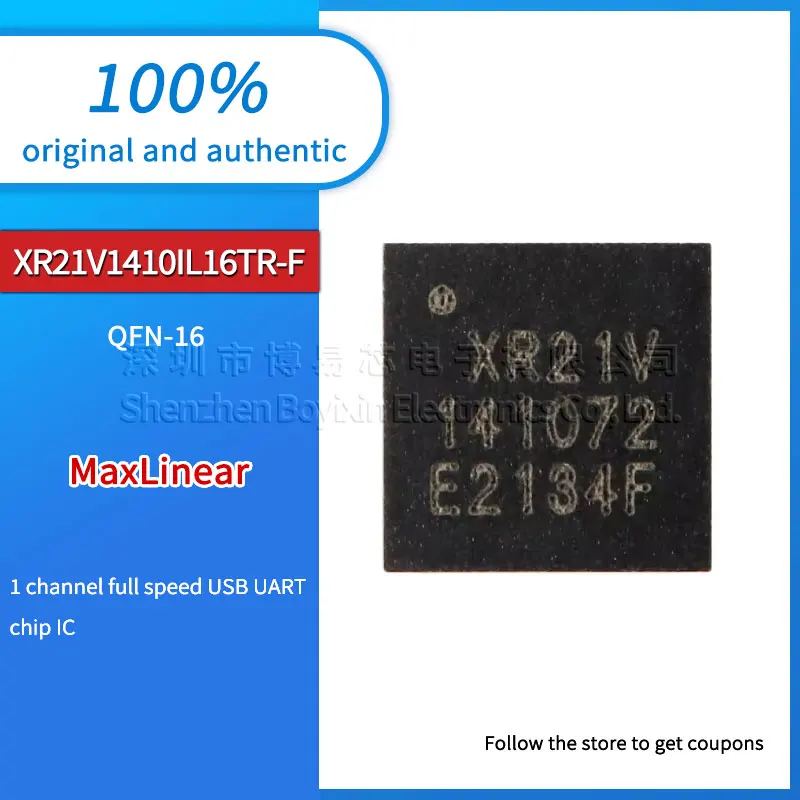 

Original authentic XR21V1410IL16TR-F QFN16