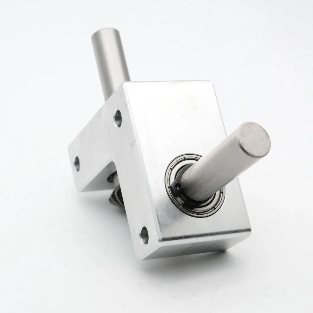 6/8/10mm Aluminum Alloy Right Angle Spiral Bevel Gearbox 1:1 for Automation Robot Packaging Machine Agricultural Transmission