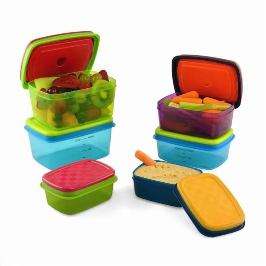 Fit and Fresh 14 Piece Leak-Proof Lunch Container Set