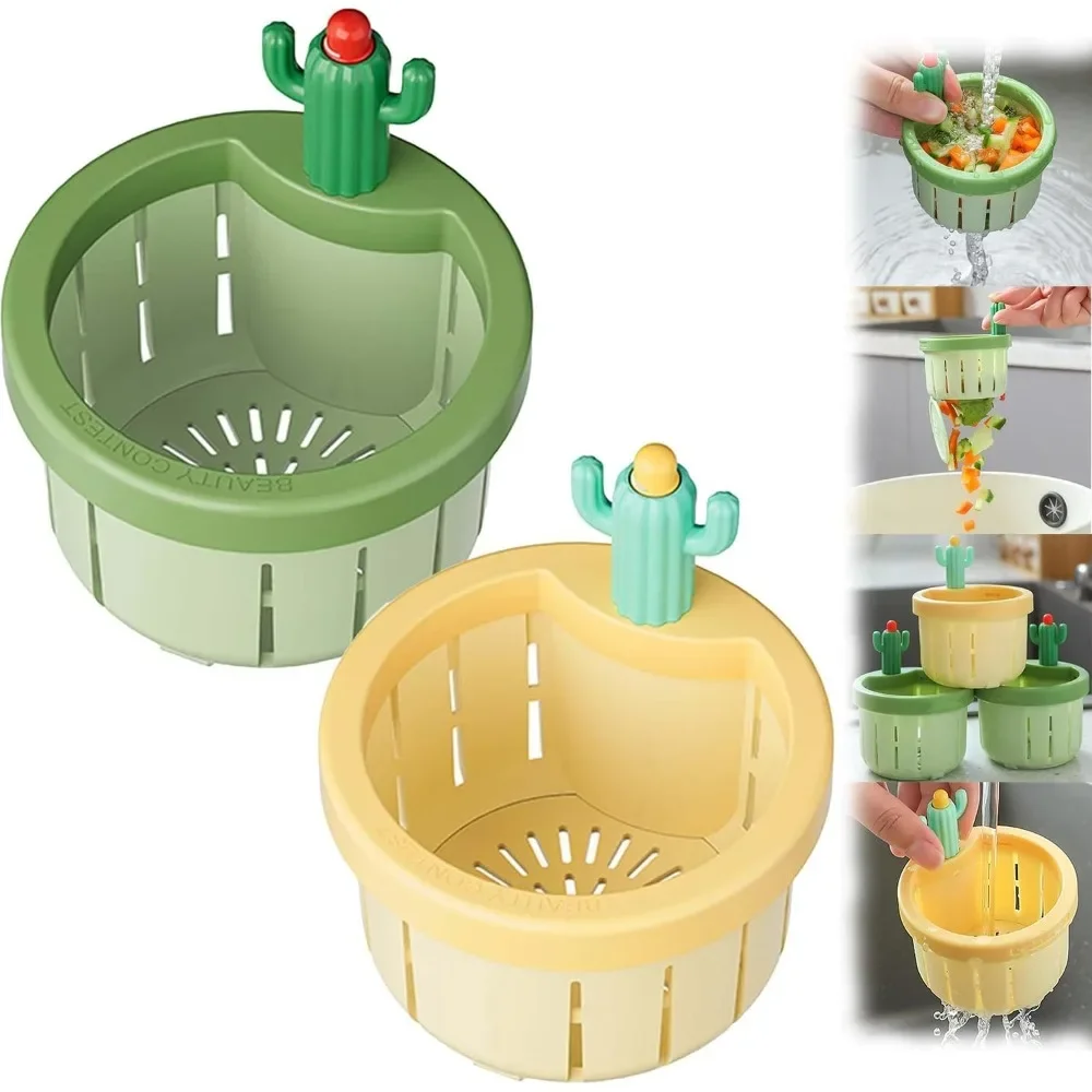 

Cactus Kitchen Sink Drain Strainer Plastic Cactus Sink Stoppers Cactus Sink Filter Basket Anti Clogging Sink Stopper