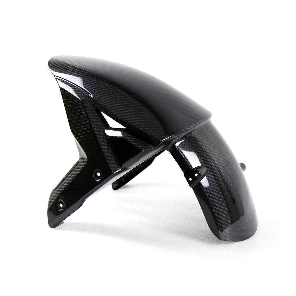For Kawasaki ZX10R ZX6R H2 Z800 Z1000 Carbon Fiber Motorcycle Front Fender Mudguard Cover Modified Accessories Parts Fairing