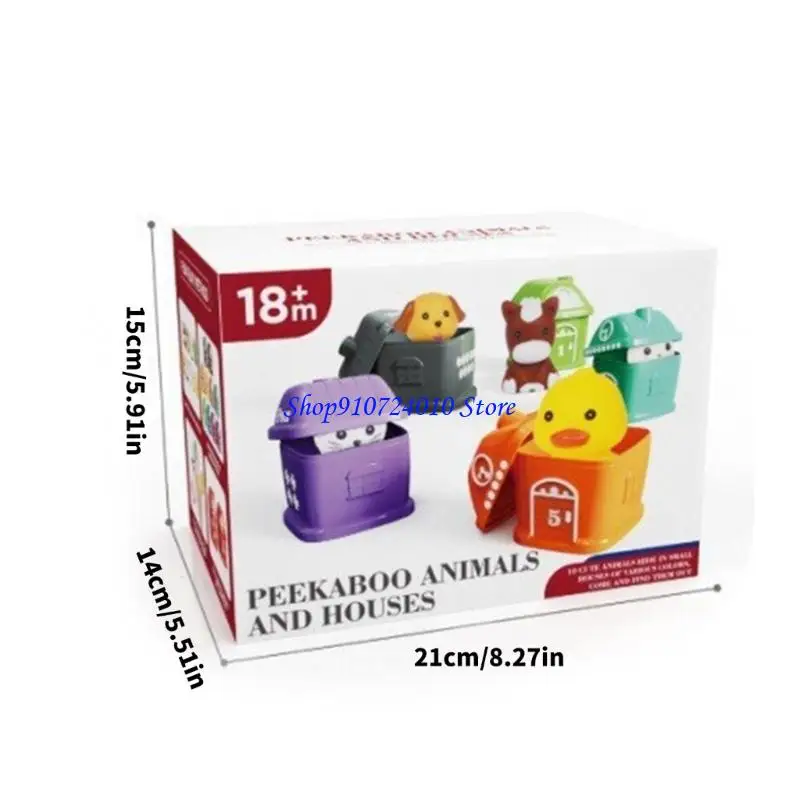 77HD 대화형 농장 동물 Playset 10Pcs 수학 조작 손가락 인형 교육 장난감 연령 3+