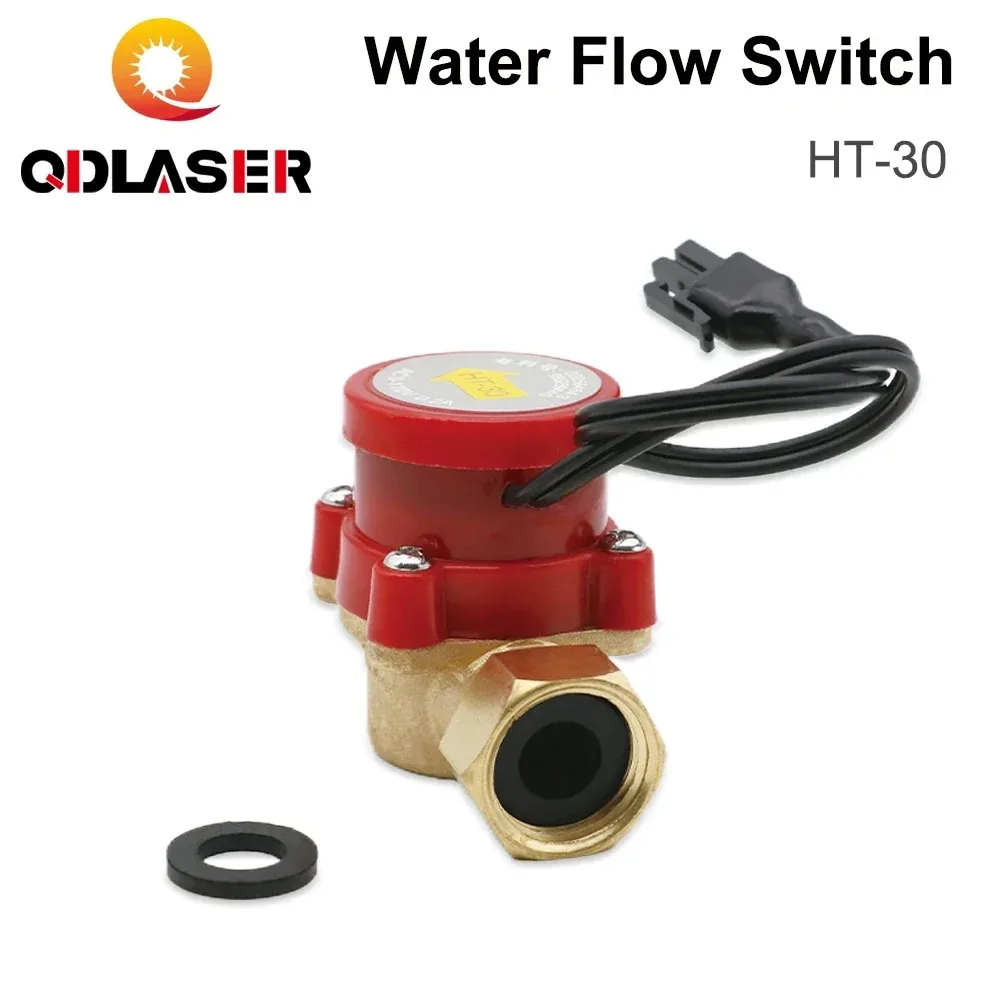 QDLASER 水流スイッチセンサー水カットオフ保護 HT-30 スパウト 8/10/12 ミリメートル信号ブースターポンプ CO2 レーザー機用