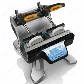 heat press machine for mug ST-210 Automatic Mug Press Machine mug printing machine sublimation Double station baking cup