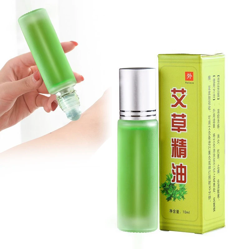 

Pure Natural Mugwort Extract Scraping Essential Oil Mugwort Oil Massager To Enhance The Effect Of Moxibustion 4 Bottles