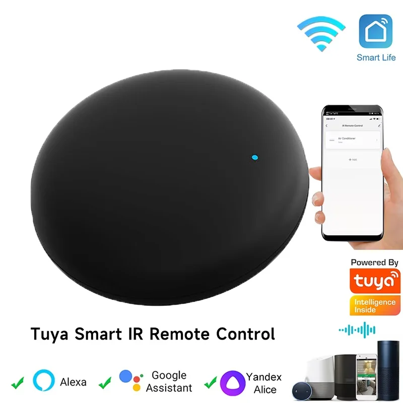 

Tuya WiFi IR Remote Control With Temperature Humidity Sensor Smart Home Automatic For Air Conditioner Work With Smart Life APP