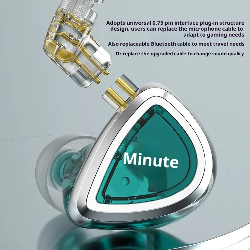 سماعات KZ EDA سماعات أذن باس/متوازنة/مرحلة الدقة داخل الأذن سماعات رأس رياضية مزودة بخاصية إلغاء الضوضاء سماعة HIFI