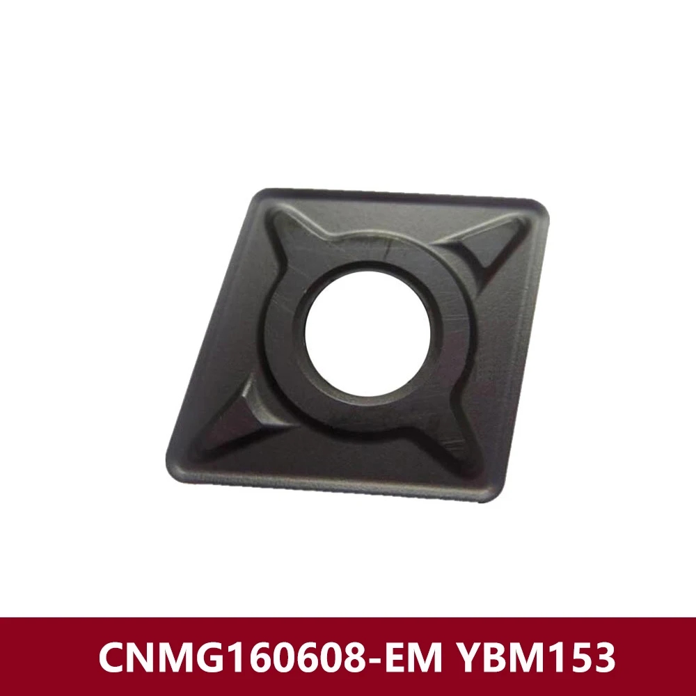 Carbide Inserts CNMG543-EM Original CNMG160612-EM YBM153 CNC Lathe Cutter CNMG 160612 EM CNMG160616 CNMG1606 Blade Tool Holder